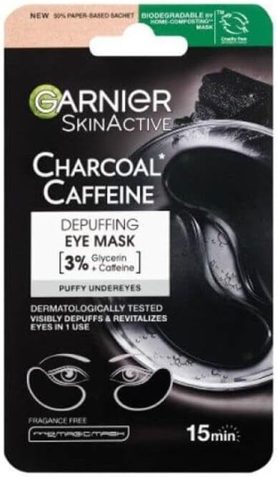 Garnier Göz Şişkinliklerine Karşı Kömür Kafein Göz Maskesi