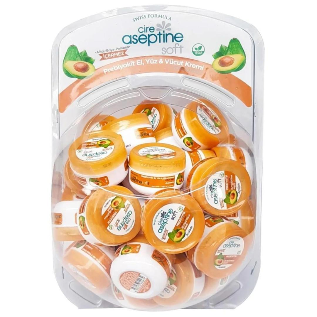 Cire Aseptine Prebiyotik Avokado Krem 30 ml - 50'li Stant