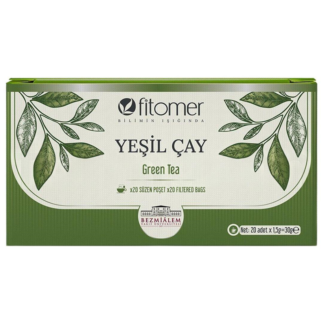 Fitomer Yeşil Çay 20'li Süzen Poşet
