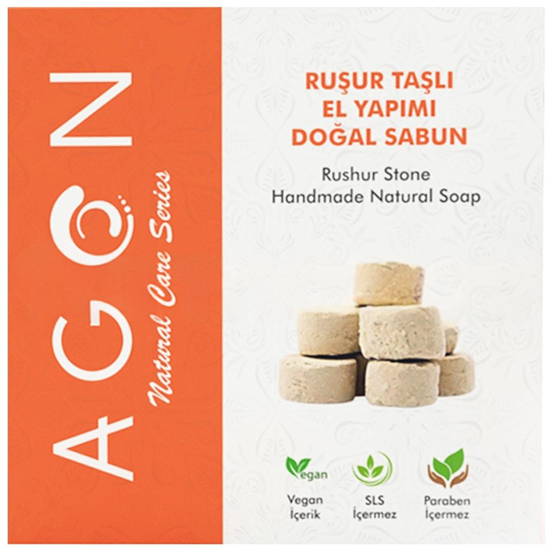 Agon Ruşur Taşlı El Yapımı Doğal Sabun 100 gr