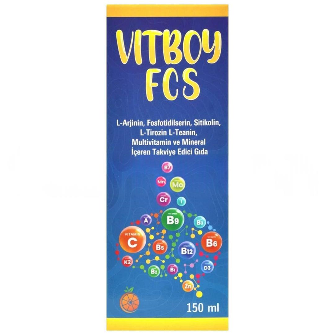 Vitboy FCS Multivitamin ve Mineral İçeren Takviye Edici Gıda 150 ml