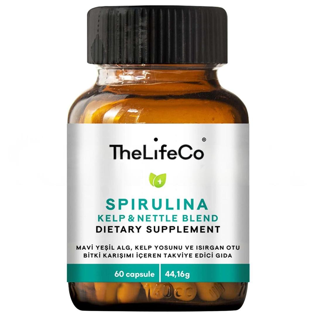 TheLifeCo Spirulina Kelp & Nettle 60 Kapsül