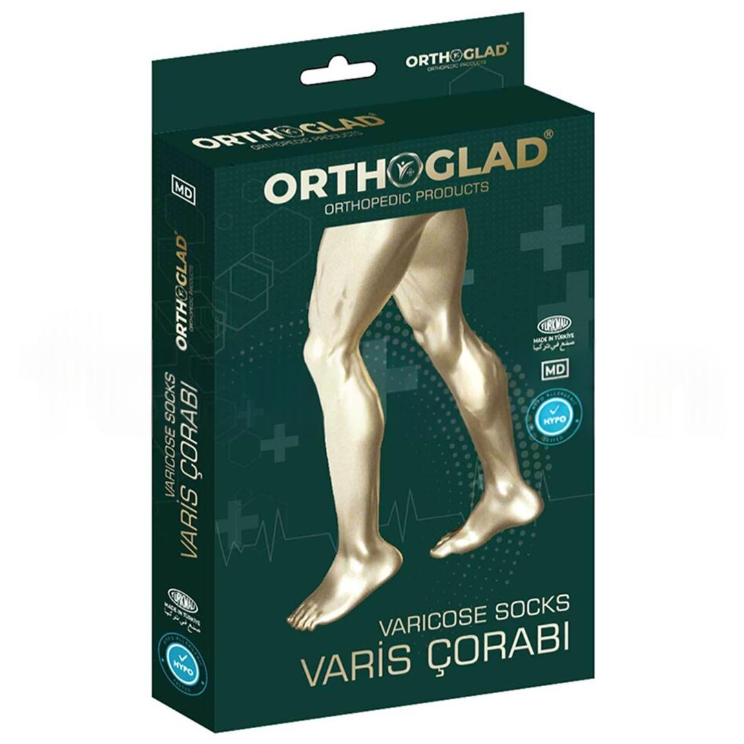 Orthoglad 280 Den Varis Çorabı Diz Üstü Silikonlu 1