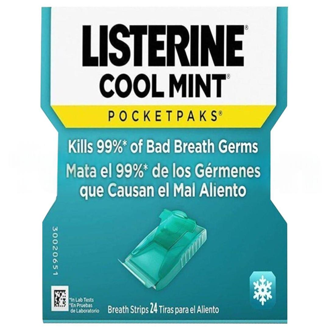 Listerine Coolmint Damak Strips Tekli 24 Yaprak - İthal
