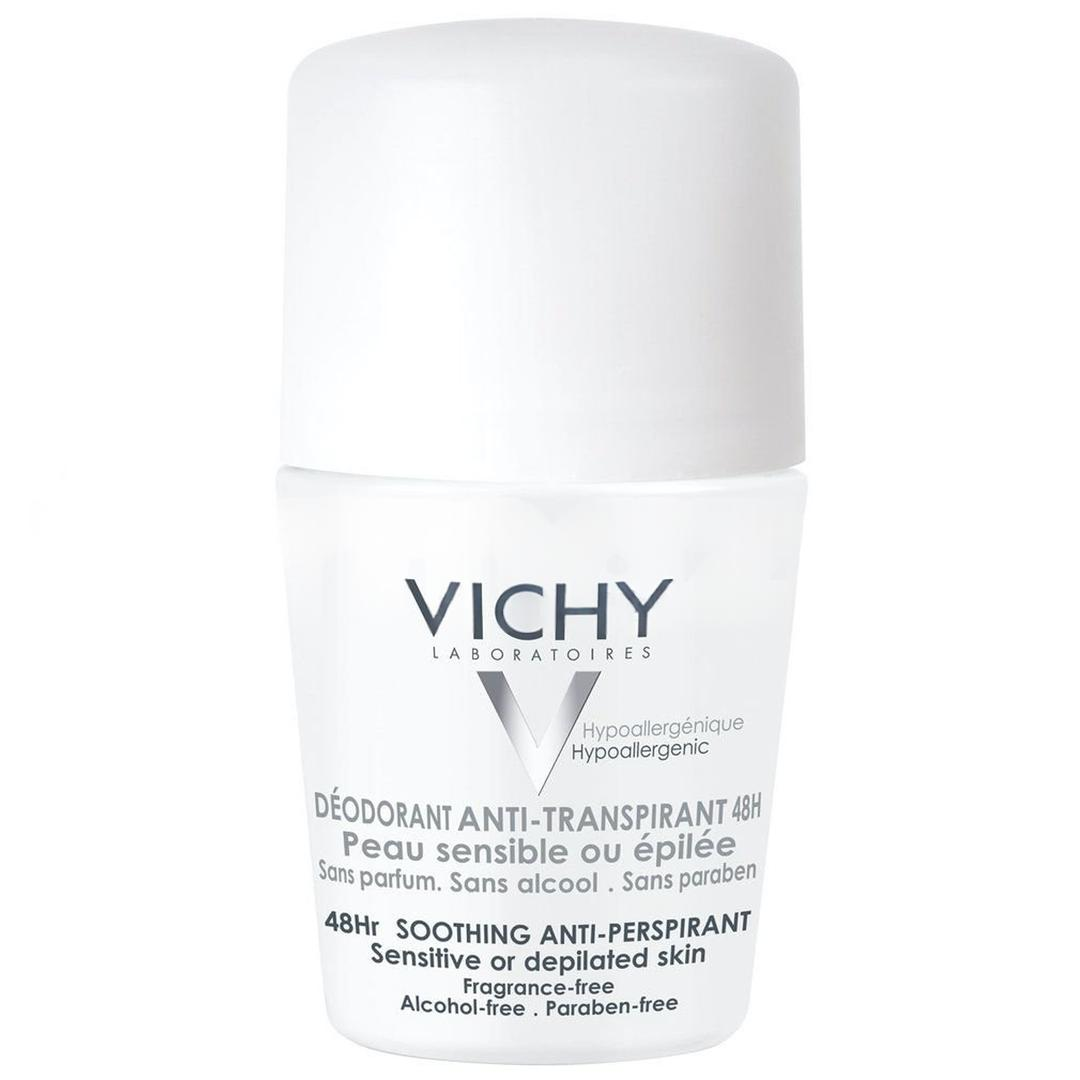 Vichy Roll-On Deodorant Hassas ve Epilasyon Yapılmış Ciltler için 50 ml
