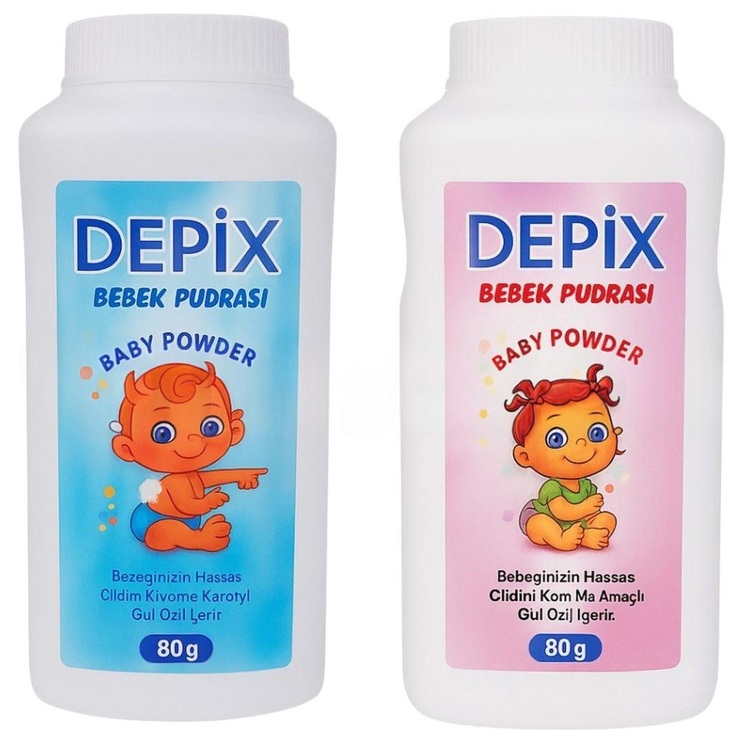Depix Bebek Pudrası Gül Özlü 80 gr