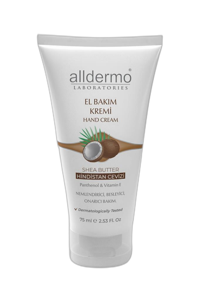 Alldermo 75 ml Shea Butter Hindistan Cevizi El Bakım Kremi