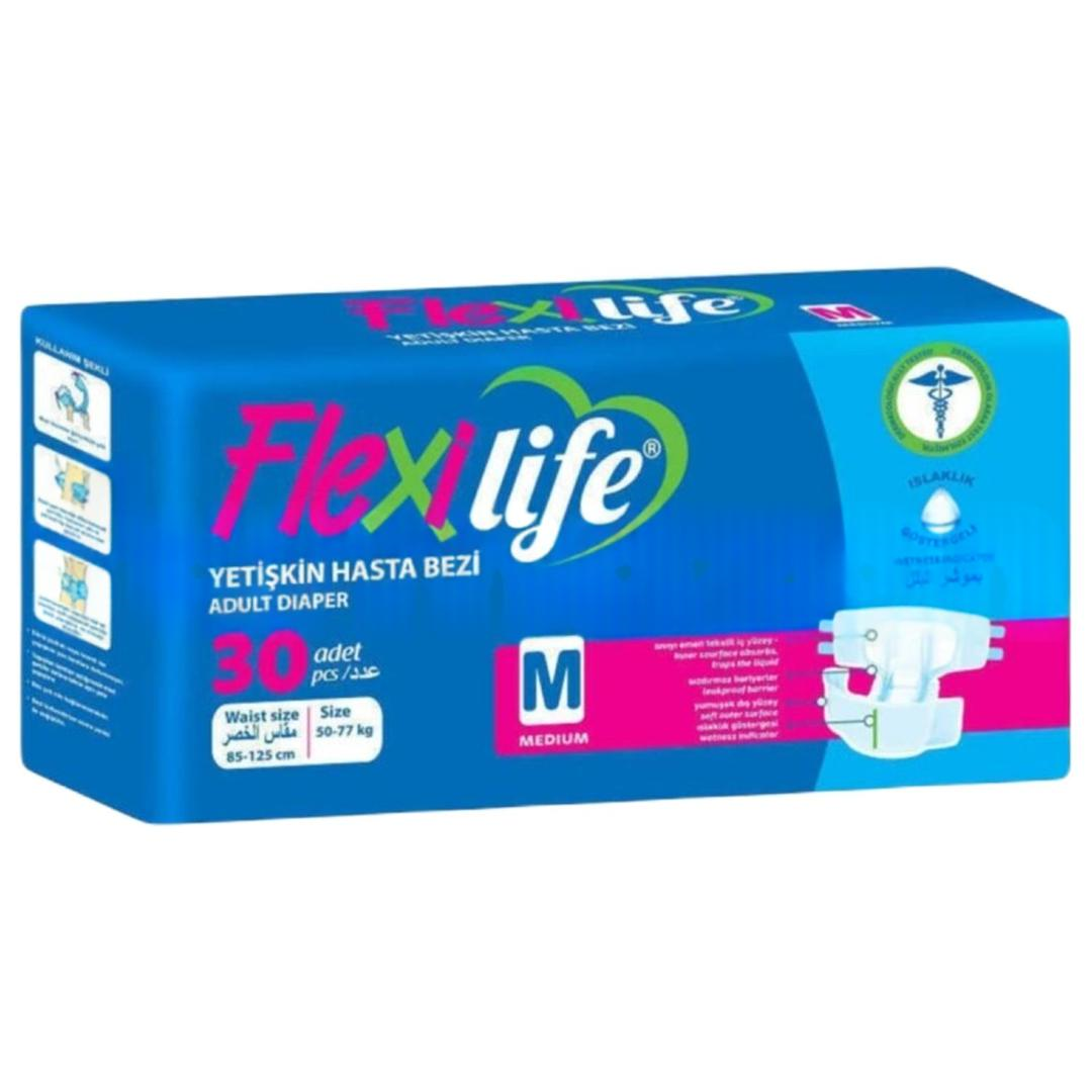 Flexi Life Hasta Bezi Polietilen Medium 30'lu