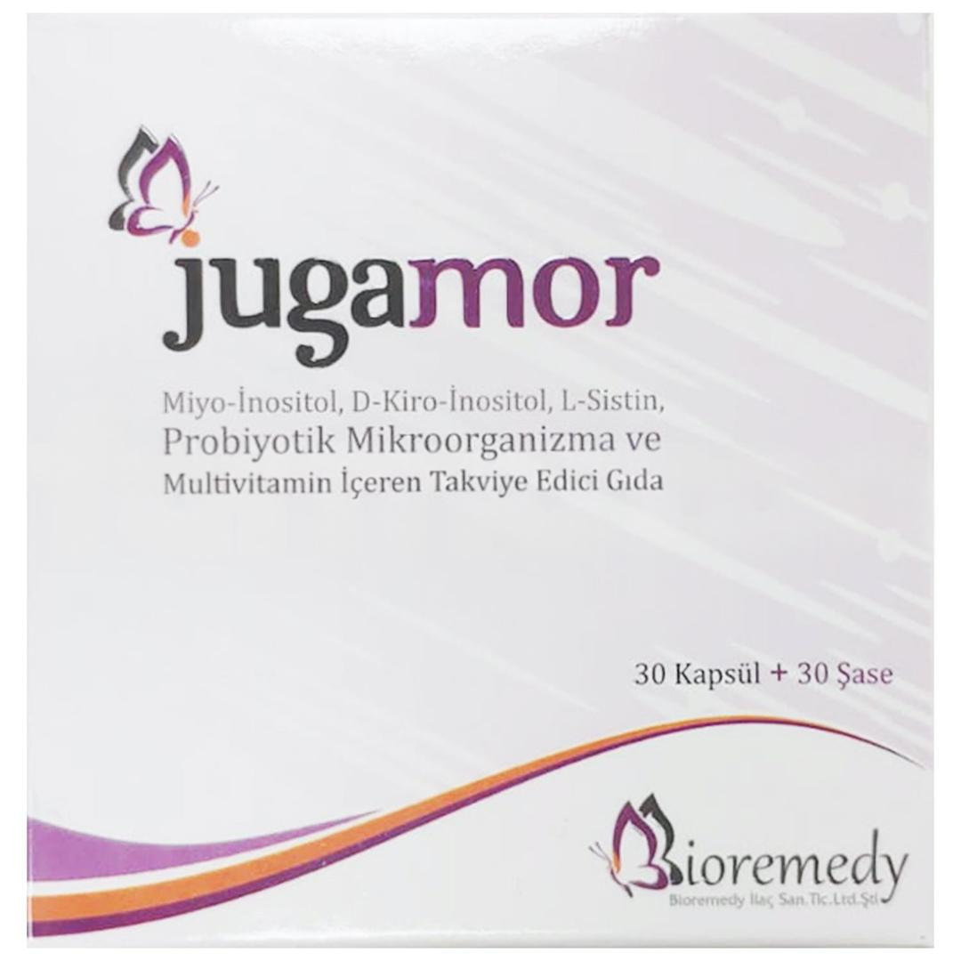 Jugamor Takviye Edici Gıda 30 Kapsül + Jugamor 30 Şase