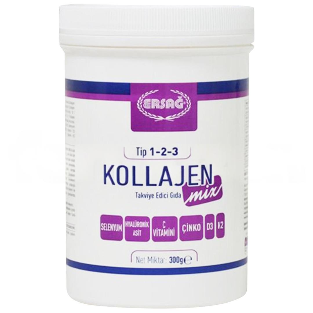 Ersağ Kollajen Mix Tip I - II - III 300 gr