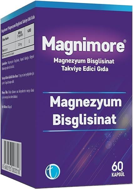 MAGNIMORE MAGNEZYUM BISGLISINAT 60 KAPSUL