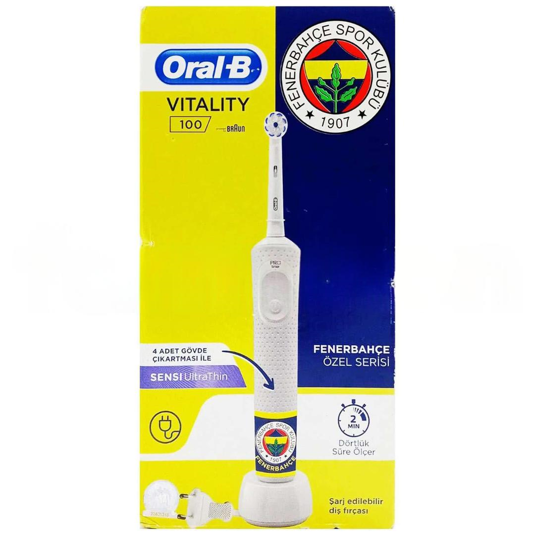 Oral-B Vitality D100 Sensi UltraThin Şarjlı Diş Fırçası - Fenerbahçe Özel Seri