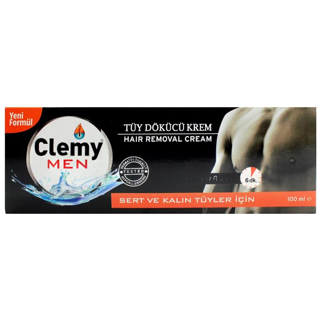 Clemy Sert ve Kalın Tüyler İçin Tüy Dökücü Krem 100 ml