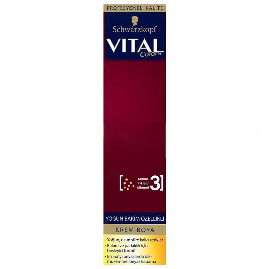 Vital Colors Krem Saç Boyası 5.68 Koyu Bronz Kahve 60 ml