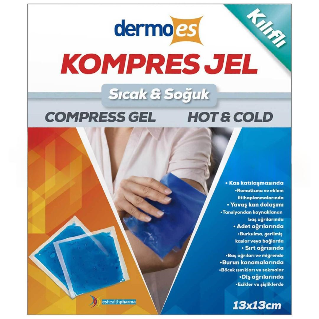 Dermoes Jel Kompres Kılıflı 13x13 cm