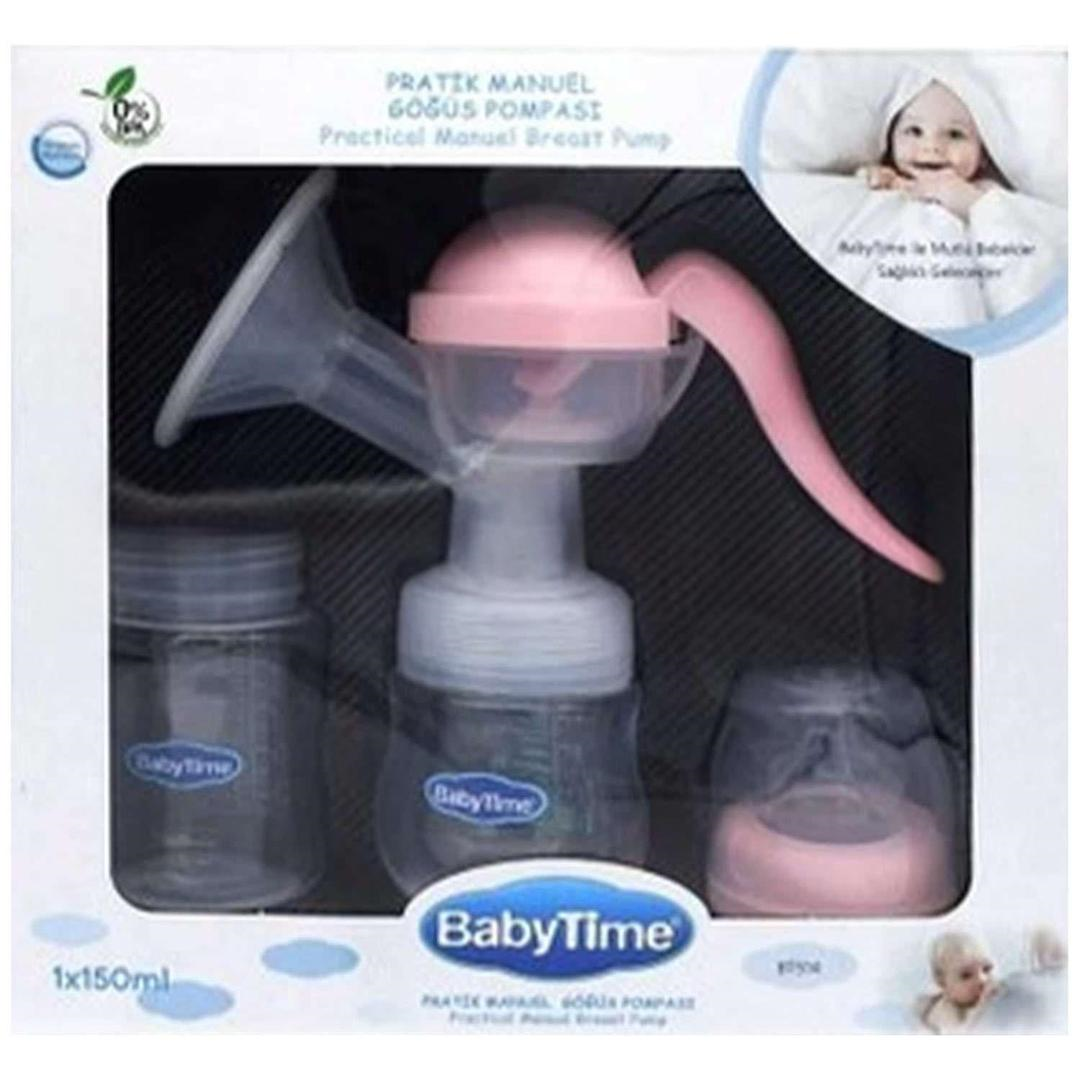 Baby Time Pratik Manuel Göğüs Pompası - Pembe