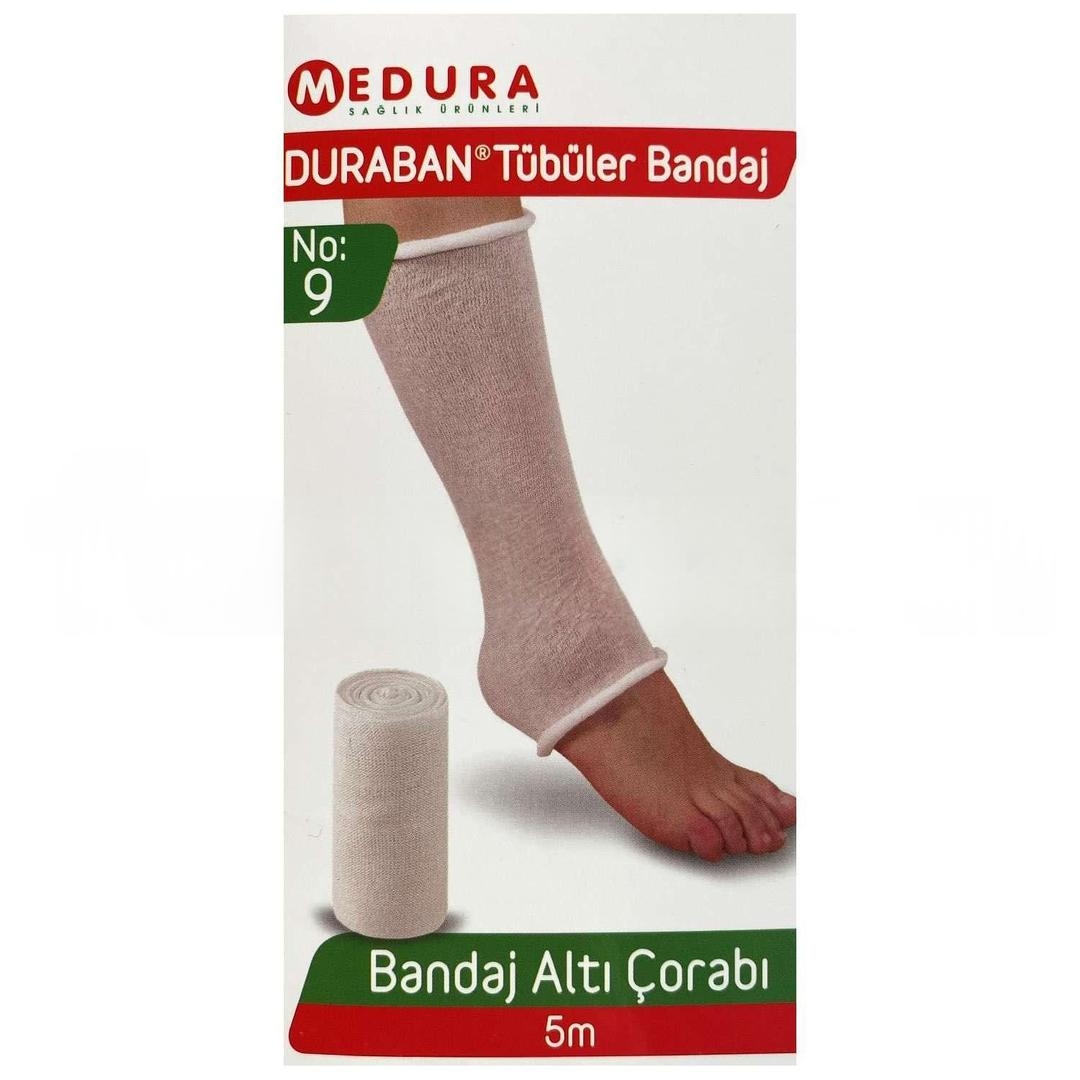 Duraban Lenf Ödem Tübular Bandajı Bacak İçin No: 9