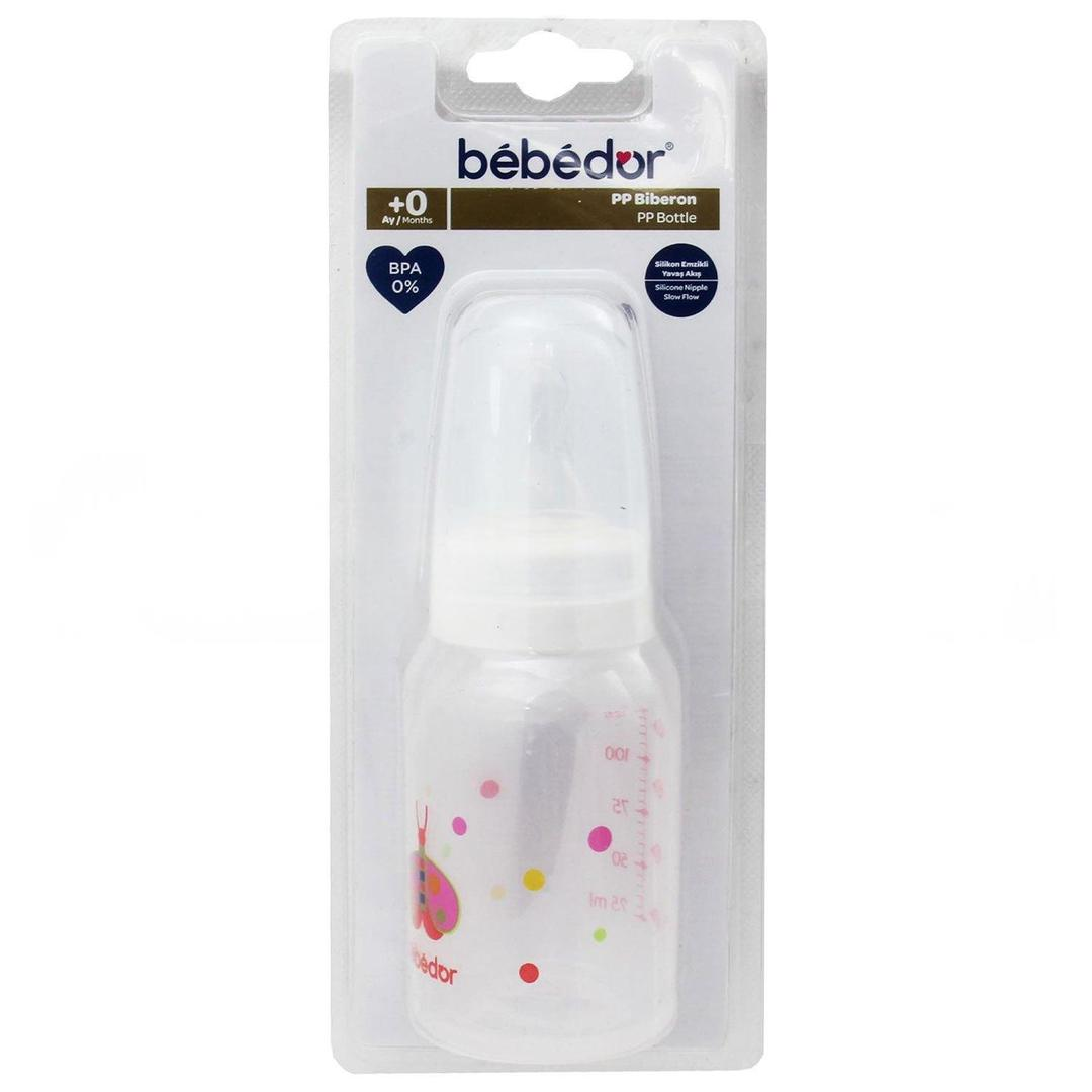 Bebedor 23302 PP Biberon Kelebek Desenli 125 ml