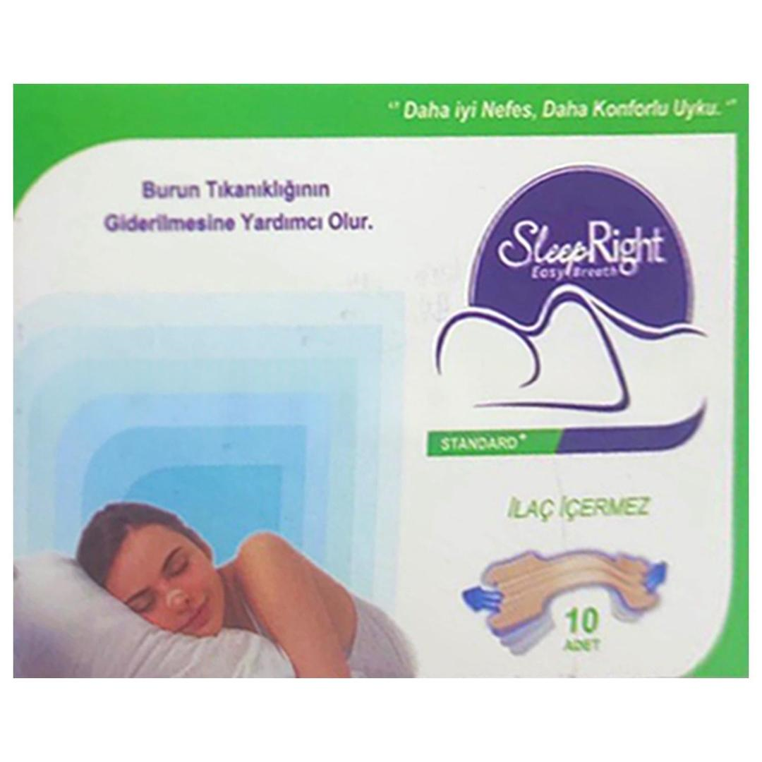Sleep Right Klasik Normal Boy Burun Bandı 10'lu