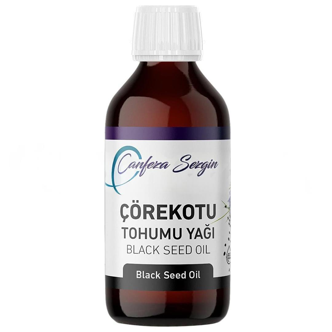 Canfeza Sezgin Soğuk Sıkım %100 Doğal ve Saf Çörekotu Tohumu Yağı 100 ml