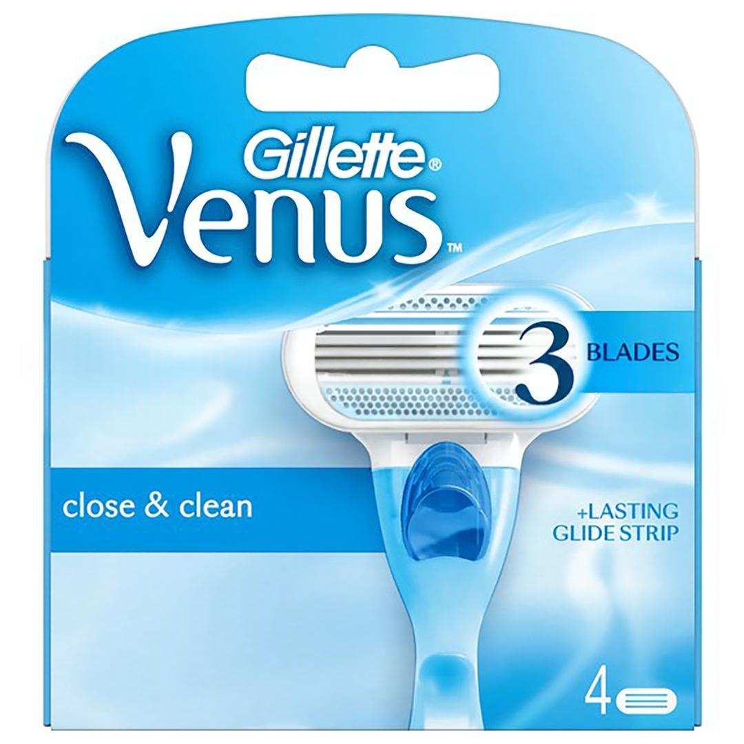 Gillette Venus Tıraş Bıçağı Yedek Başlık 4'lü