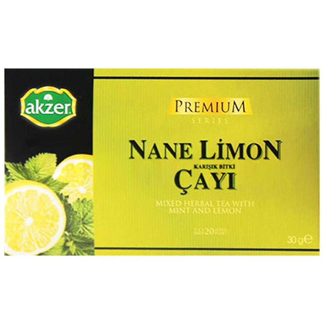 Akzer Nane Limon Çayı 20'li Süzen Poşet