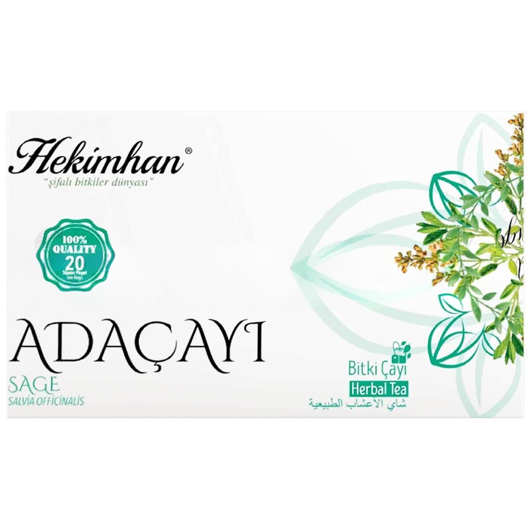 Hekimhan Bitkisel Adaçayı Doğal Bitki Çayı 20 Süzen Poşet