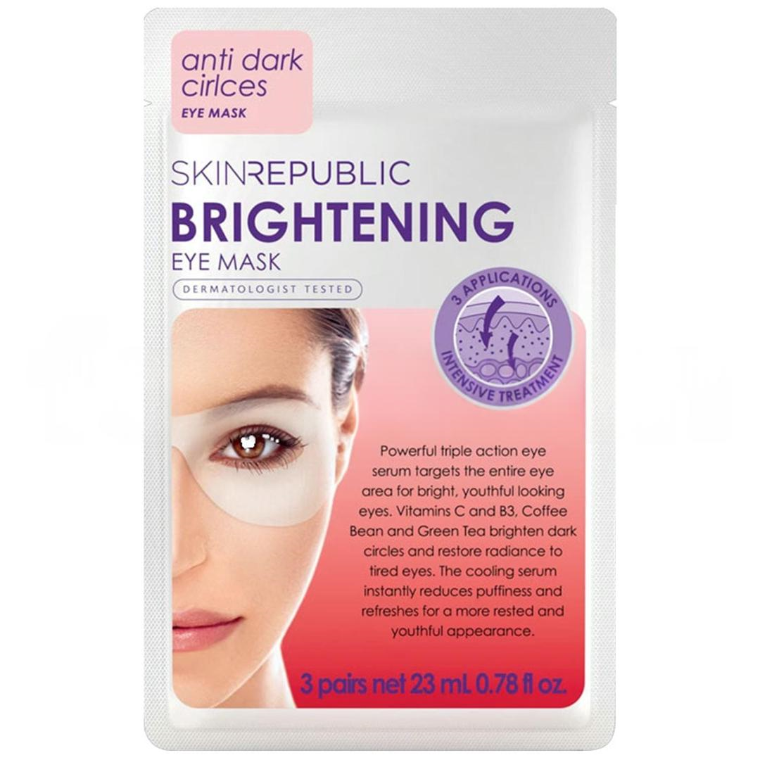 Skin Republic Aydınlatıcı Göz Maskesi 3 Çift 23 ml