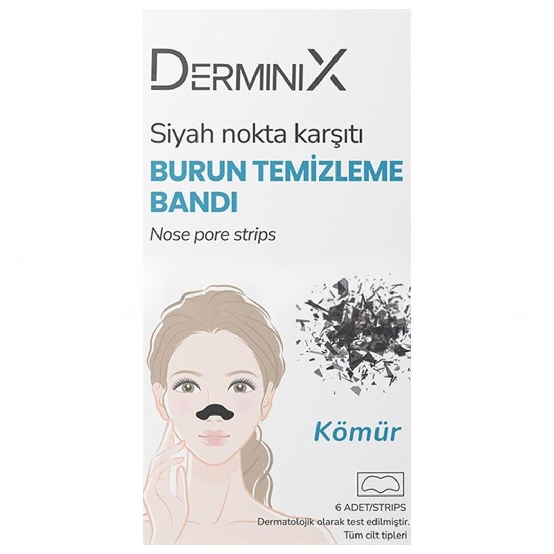 Derminix Burun Bandı Kömür 6'lı