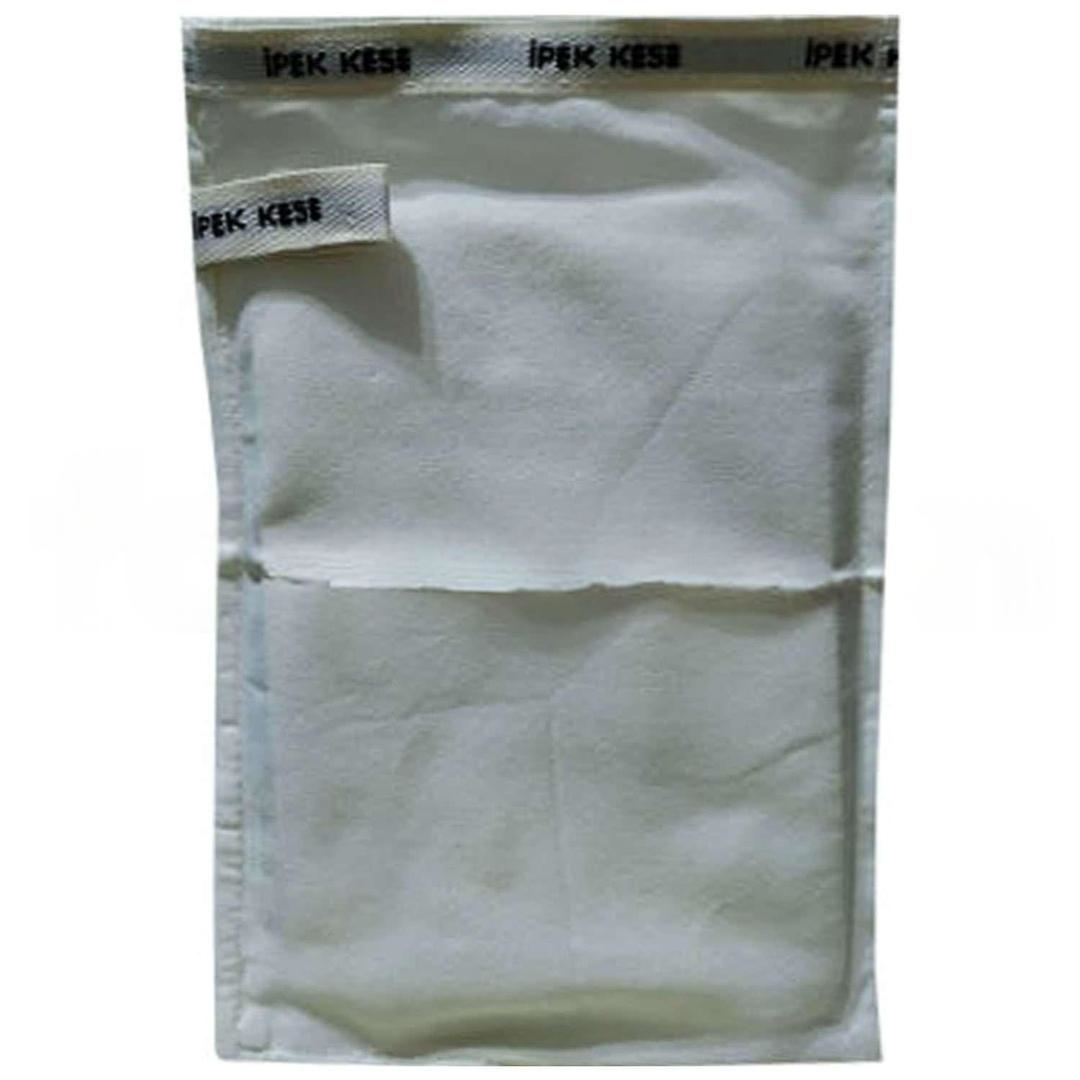Micro Peel İpek Hassas Cilt İçin Banyo Kesesi Beyaz 16x25 cm