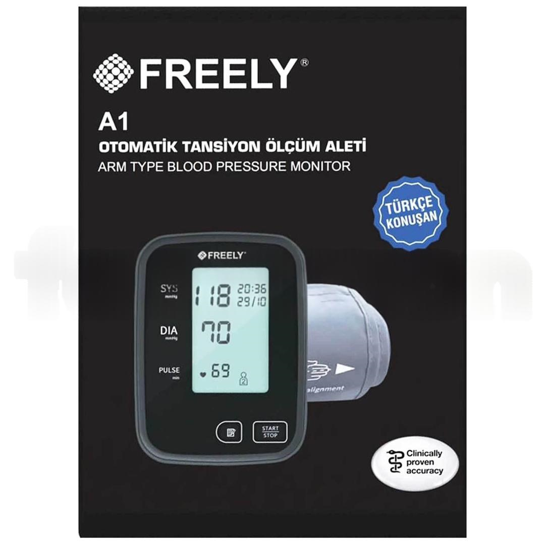 Freely A1 Türkçe Konuşan 2 Kullanıcılı Hafızalı Koldan Ölçer Tansiyon Aleti