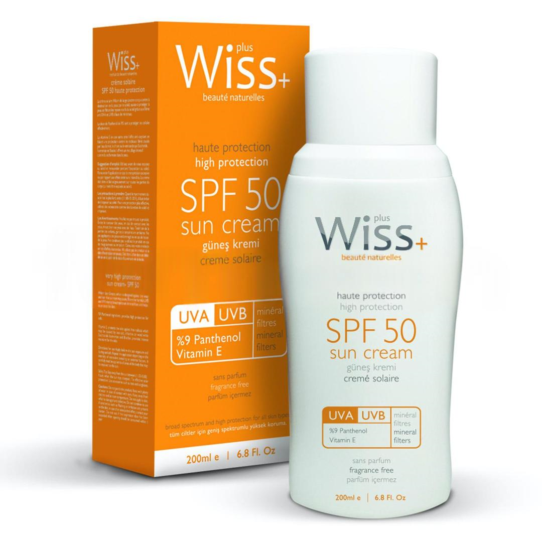 Wiss Plus Güneş Kremi SPF50 200 ml