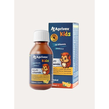 APRIVEX KIDS MULTİVİTAMİN 150ML ŞURUP