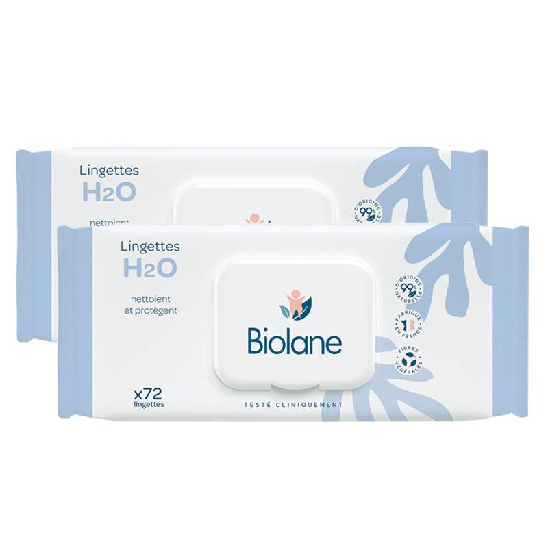 Biolane Lingettes H20 2x72 Adet