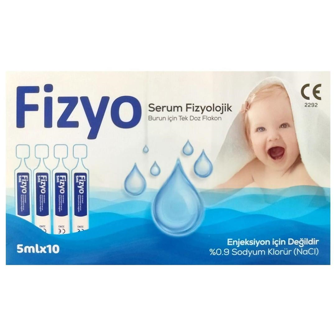 Fizyo Serum Fizyolojik 5 ml 10 Flakon