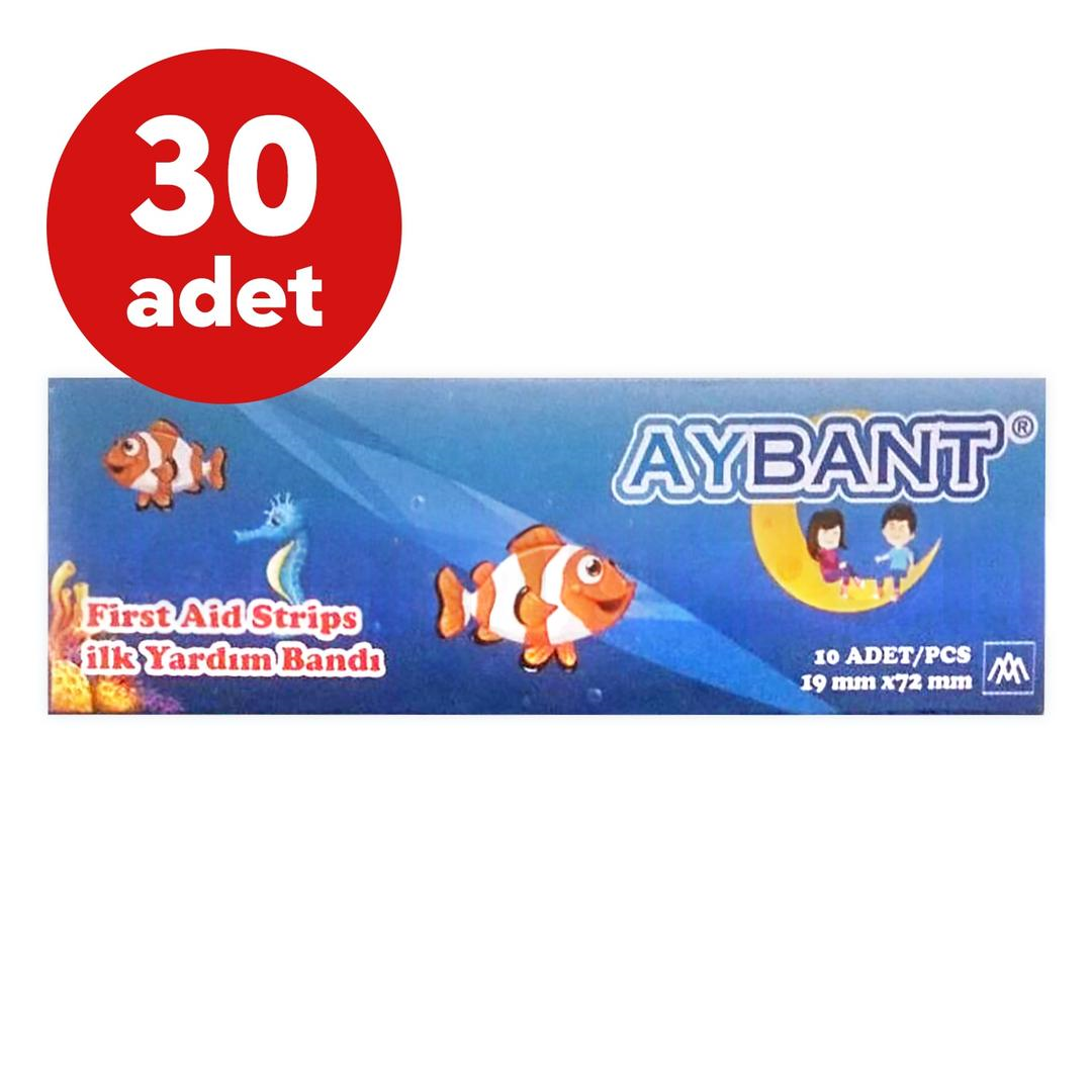 Aybant 19mm x 72mm Yara Bandı 10'lu - 30 Adet