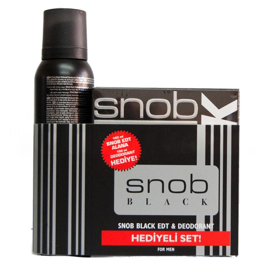 Snob EDT 100 ml + Deodorant Black 150 ml