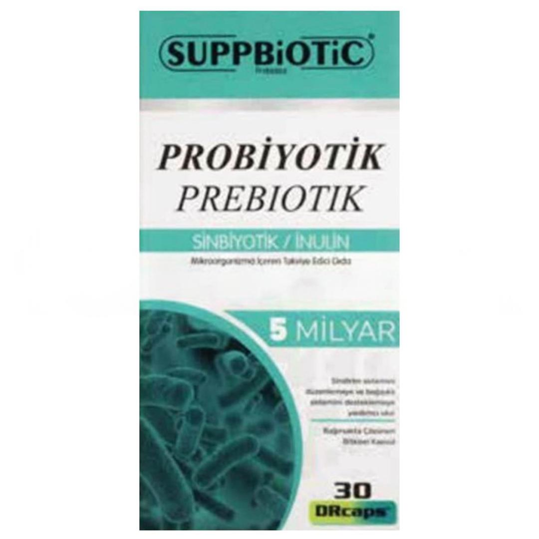 Suppbiotic Probiyotik Prebiyotik Kapsül 30'lu