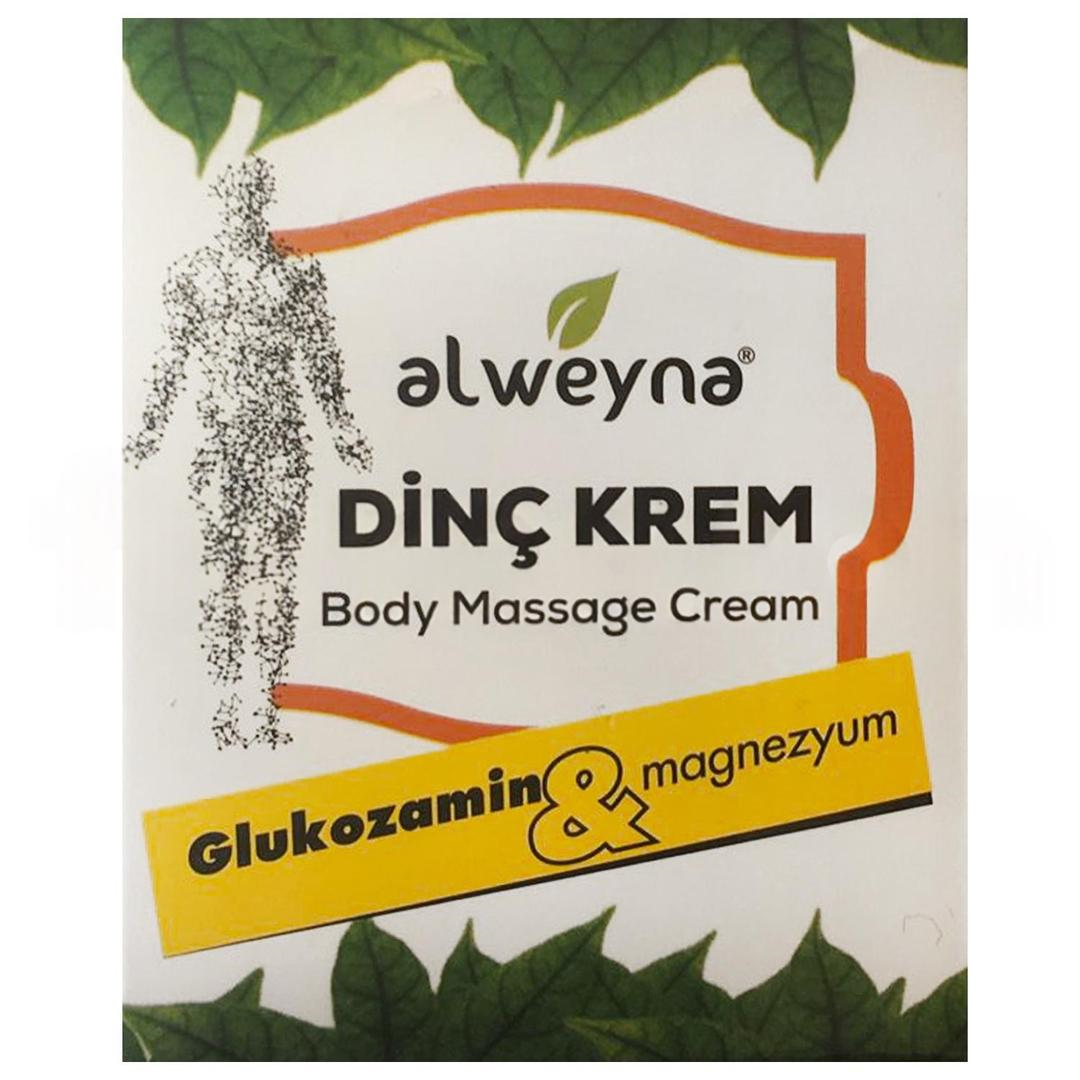 Alweyna Dinç Vücut Masaj Kremi Glukozamin Magnezyum 130 gr