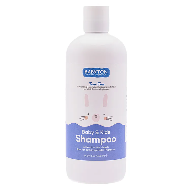 Babyton Göz Yakmayan Doğal Bebek ve Çocuk Şampuanı 400 ml
