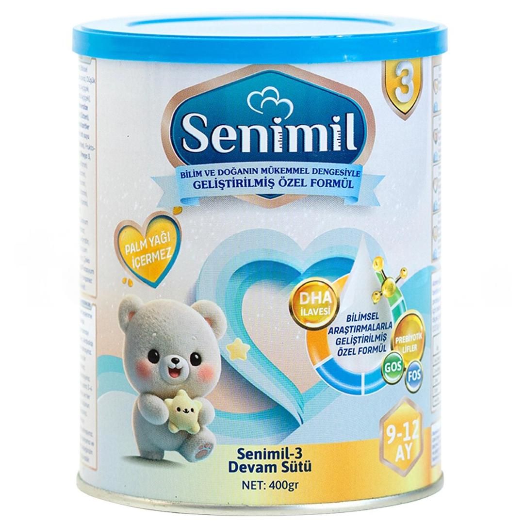 Senimil Devam Sütü Teneke Kutu 9-12 Ay 400 gr