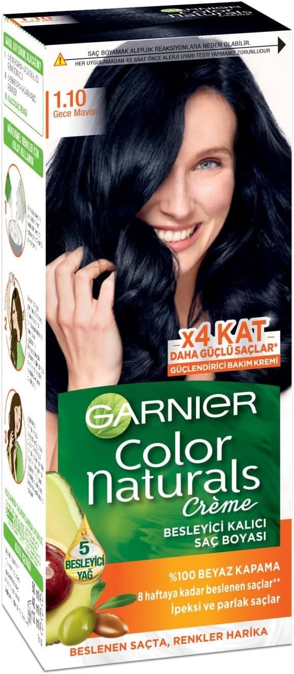Garnier Color Naturals 1.10 Gece Mavisi Saç Boyası