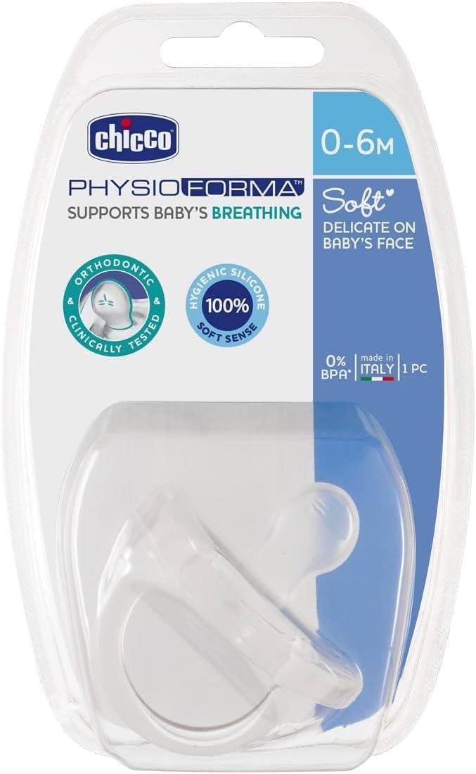 CHICCO.035 PHYSIO SOFT SİLİKON EMZİK 0-6 AY TEKLİ