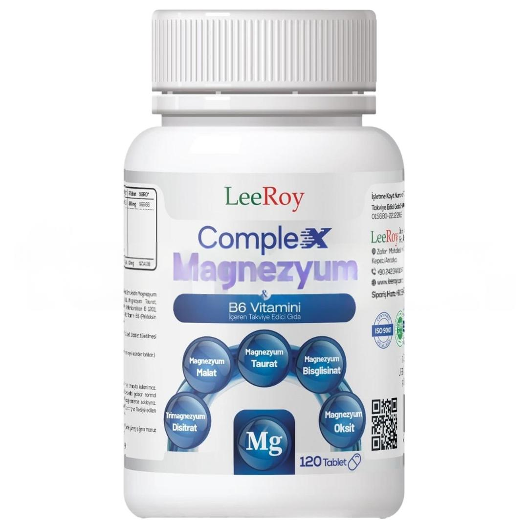 Leeroy Magnezyum Complex 120 Tablet