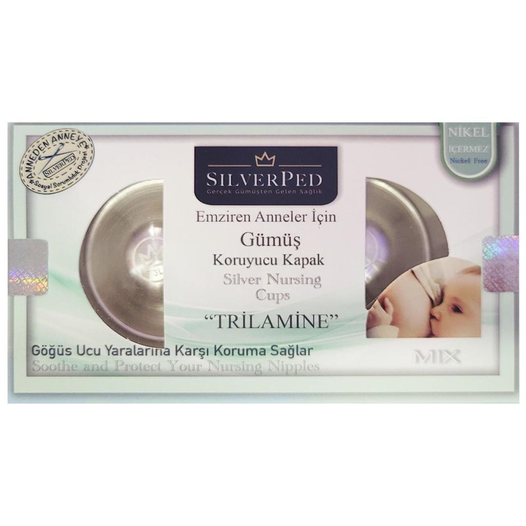 Silverped Emziren Anneler İçin Gümüş Kaplama Koruyucu Kapak