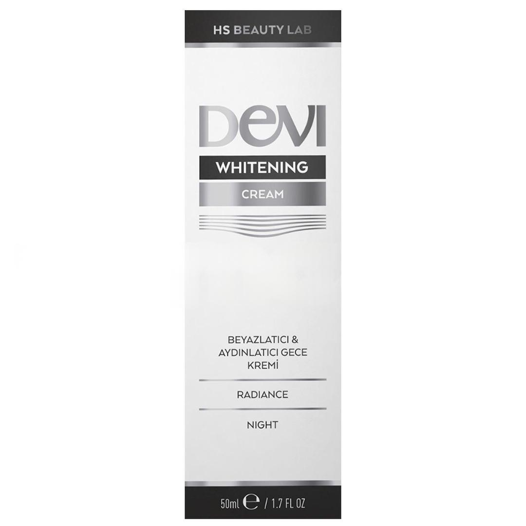 Devi Whitening Cream Yoğun Nemlendirme Etkili Cilt Beyazlatıcı Krem 50 ml