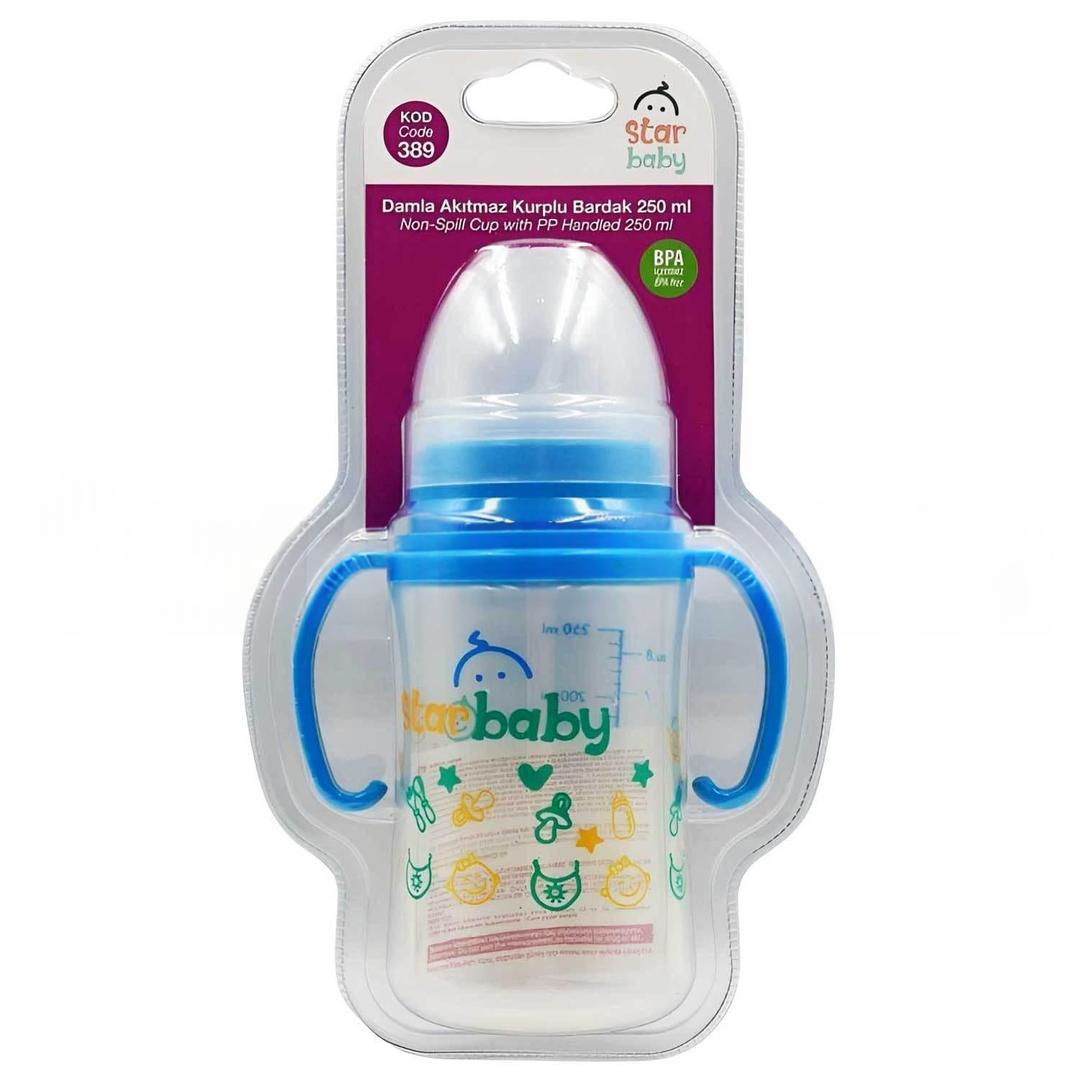 Star Baby Damla Akıtmaz Kulplu Bardak 250 ml