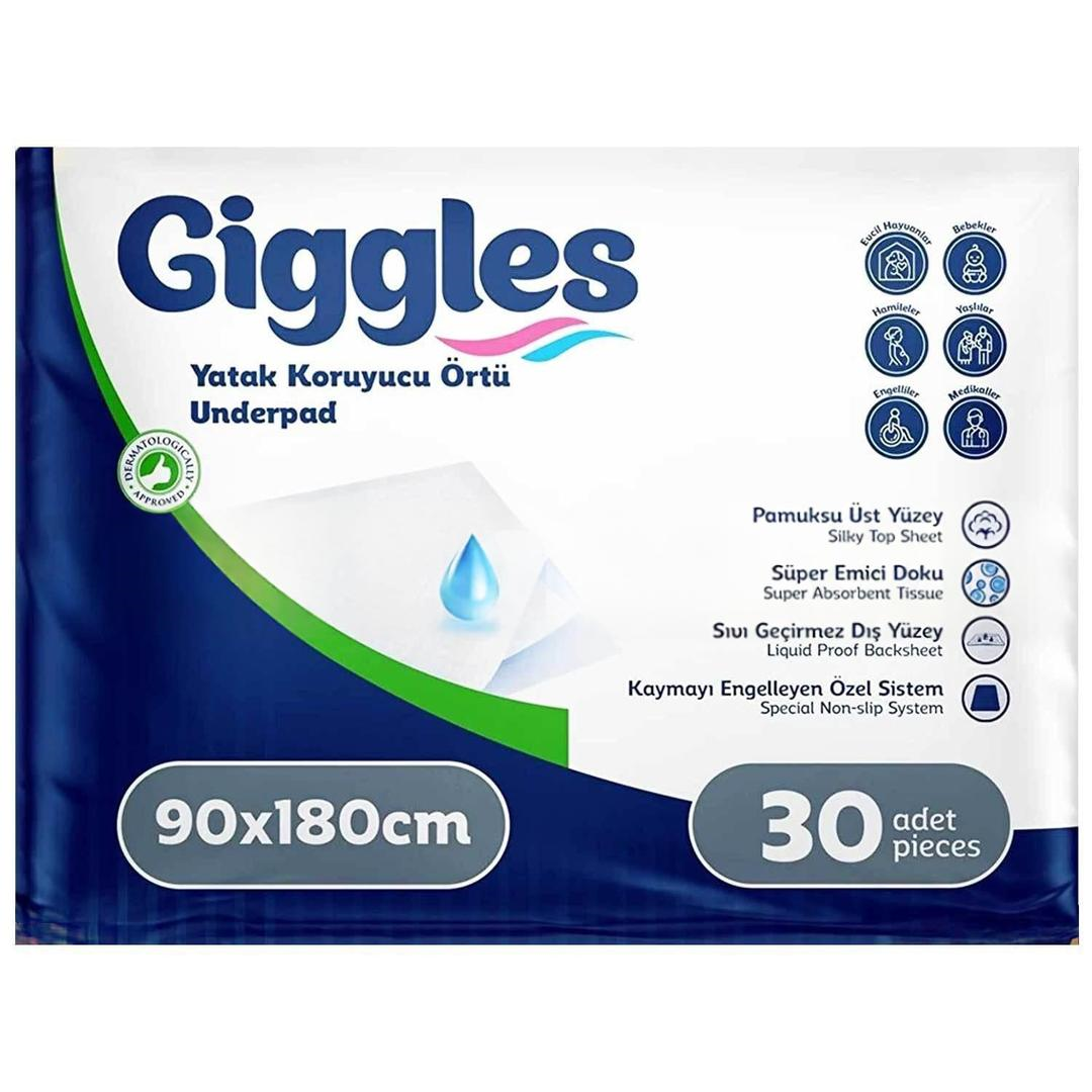 Giggles Yatak Koruyucu 90x180 cm 30'lu