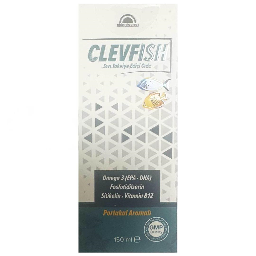 Clevfish Omega 3 Fosfotilidiseril Sitikolin B12 Şurup 150 ml