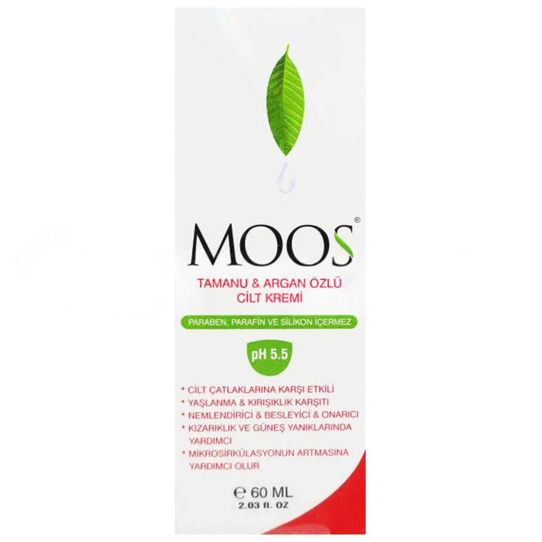 Moos Tamanu ve Argan Özlü Cilt Kremi 60 ml